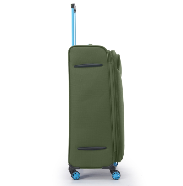 Βαλίτσα υφασμάτινη Μεγάλη DIELLE 30/70 79x48x31/34 cm Πράσινο